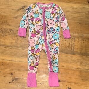 Little Sleepies Pink and Blue Sweet Treats Kids One Piece